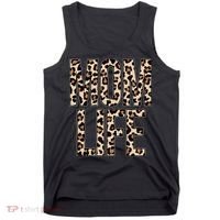 Mom Life Cheetah Print Cute Mother's Day Gift Tank Top thumb 0