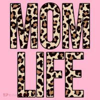 Mom Life Cheetah Print Cute Mother's Day Gift T-Shirt thumb 7