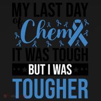 My Last Day Of Chemo Colon_black Coaster thumb 2