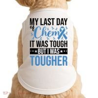 My Last Day Of Chemo Colon_black Doggie Tank thumb 0