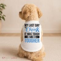 My Last Day Of Chemo Colon_black Doggie Tank thumb 2
