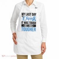 My Last Day Of Chemo Colon_black Apron thumb 2