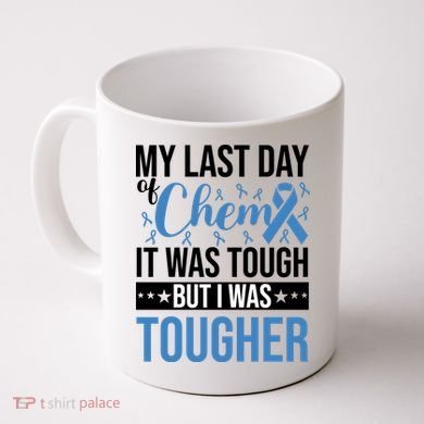 My Last Day Of Chemo Colon_black Coffee Mug