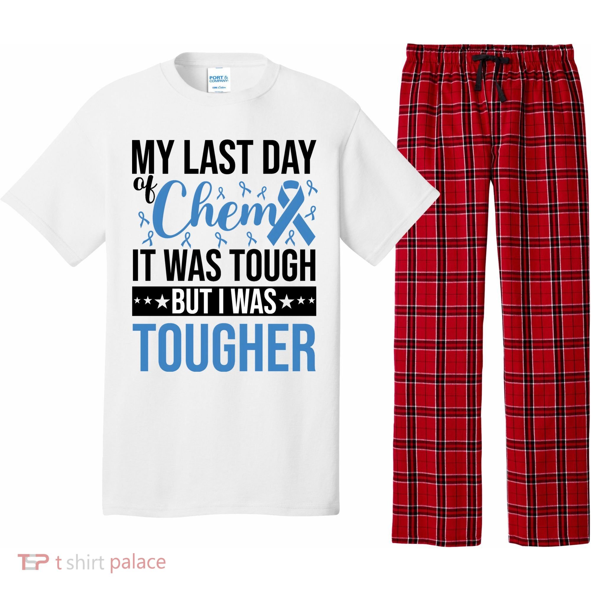My Last Day Of Chemo Colon_black Pajama Set