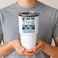 My Last Day Of Chemo Colon_black Tumbler thumb 2