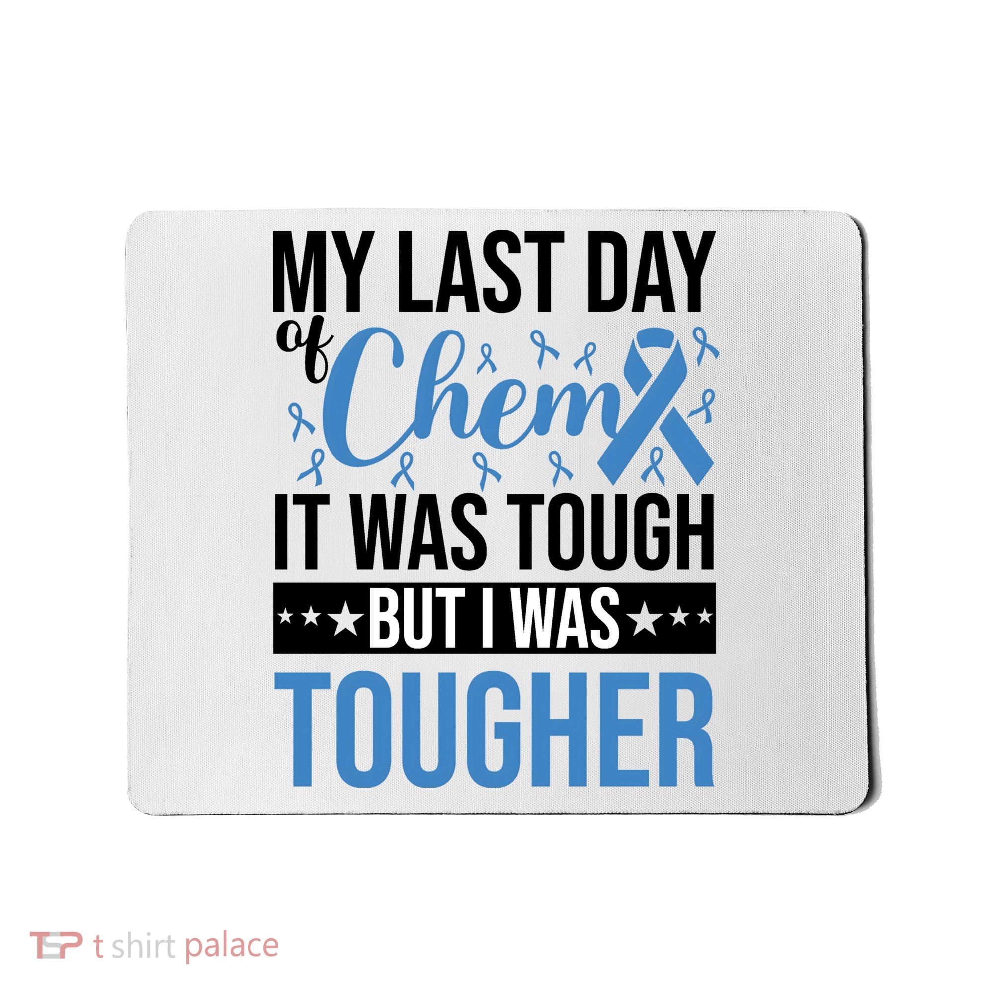My Last Day Of Chemo Colon_black Mousepad