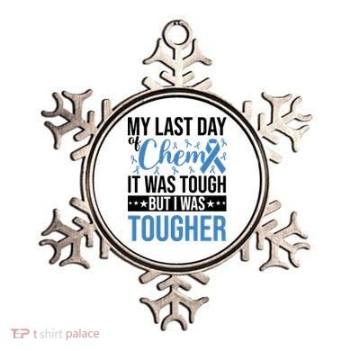 My Last Day Of Chemo Colon_black Ornament