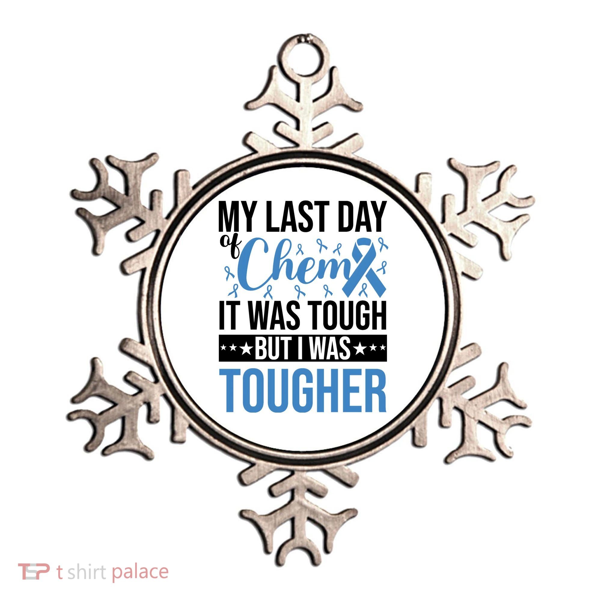 My Last Day Of Chemo Colon_black Ornament