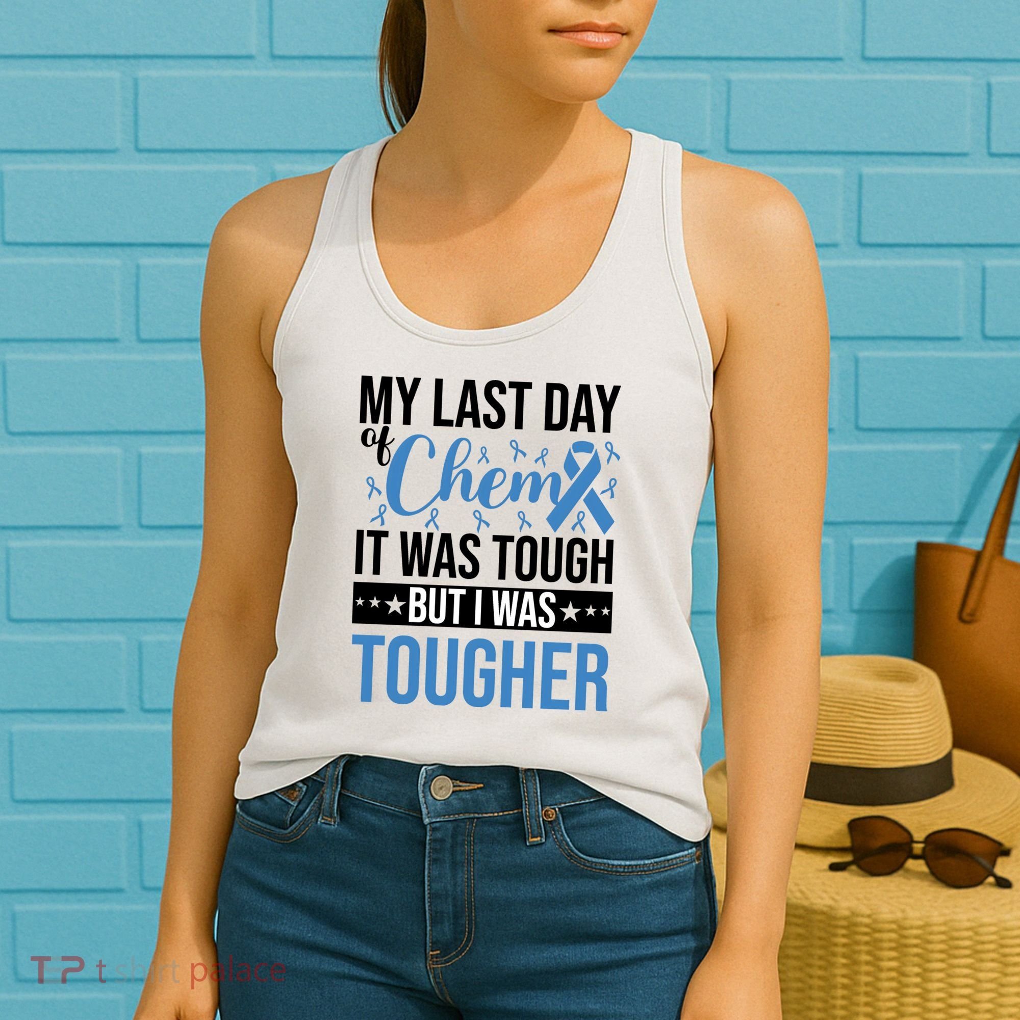My Last Day Of Chemo Colon_black Women's Tank Top