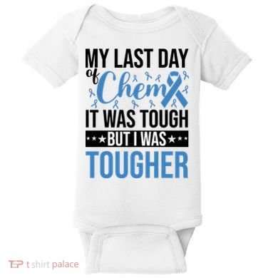 My Last Day Of Chemo Colon_black Baby Bodysuit