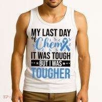 My Last Day Of Chemo Colon_black Tank Top thumb 3