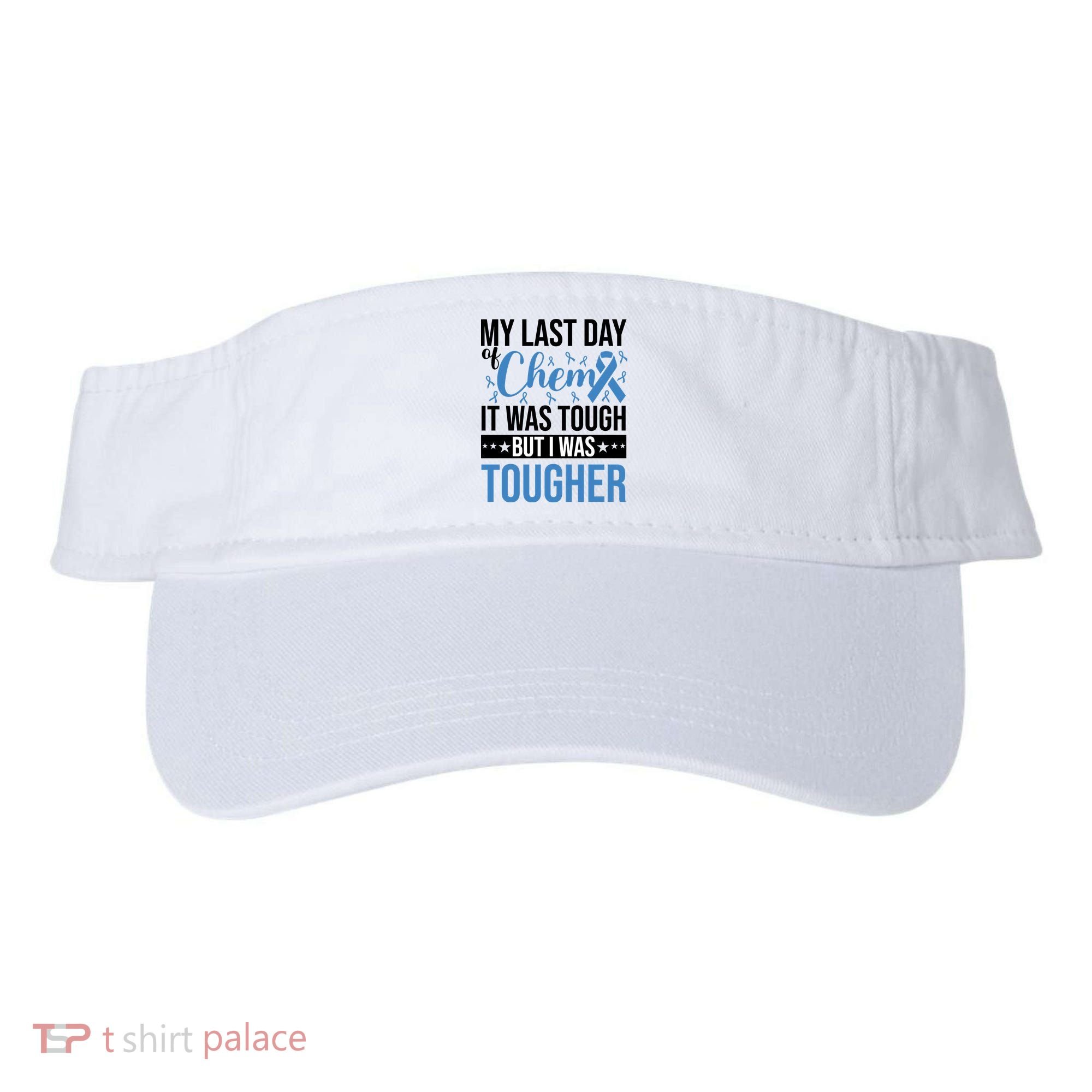 My Last Day Of Chemo Colon_black Visor