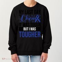 My Last Day Of Chemo Colon_dark Blue_black Women's Sweatshirt thumb 0