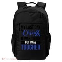 My Last Day Of Chemo Colon_dark Blue_black Backpack thumb 0