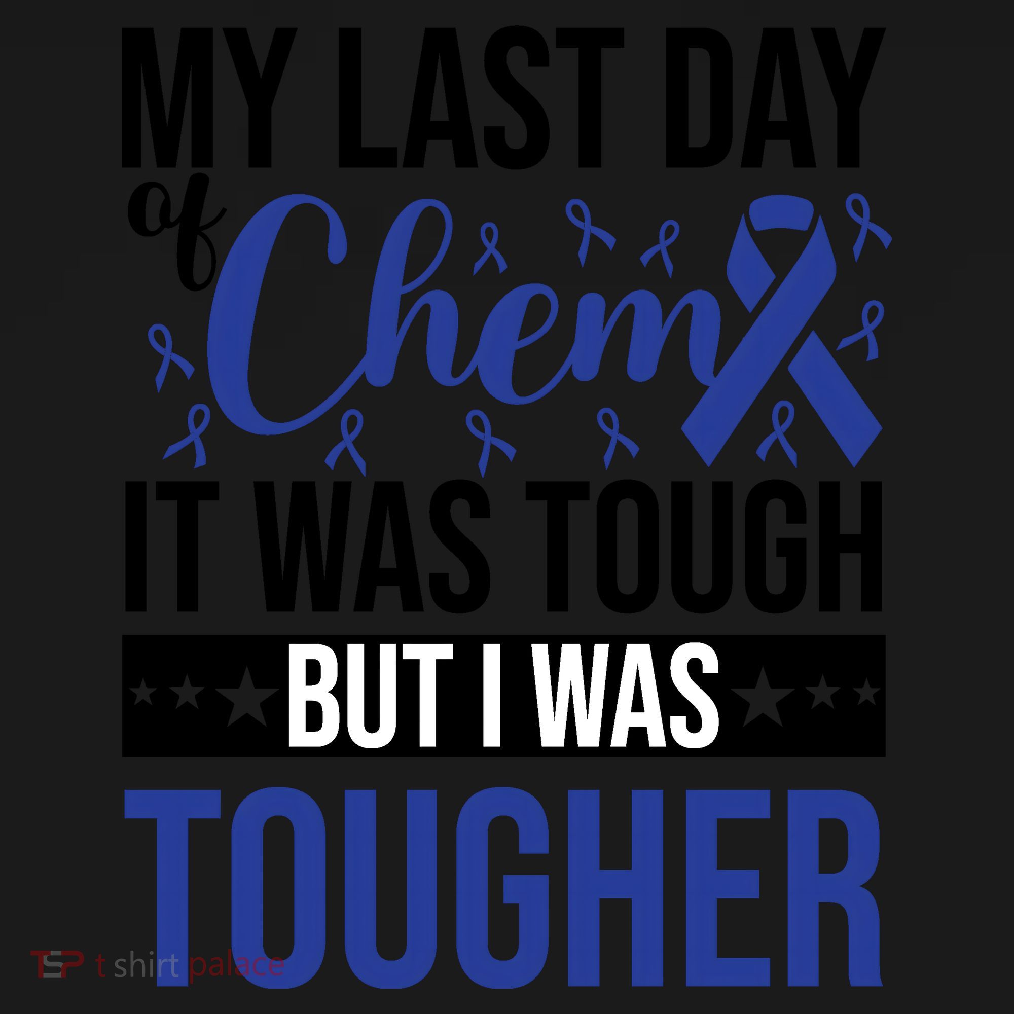 My Last Day Of Chemo Colon_dark Blue_black Toddler Hoodie