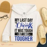 My Last Day Of Chemo Colon_dark Blue_black Hoodie thumb 4
