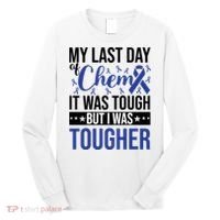 My Last Day Of Chemo Colon_dark Blue_black Long Sleeve Shirt thumb 0