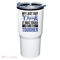 My Last Day Of Chemo Colon_dark Blue_black Tumbler thumb 0