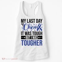 My Last Day Of Chemo Colon_dark Blue_black Women's Tank Top thumb 0