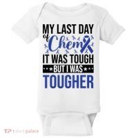 My Last Day Of Chemo Colon_dark Blue_black Baby Bodysuit thumb 0