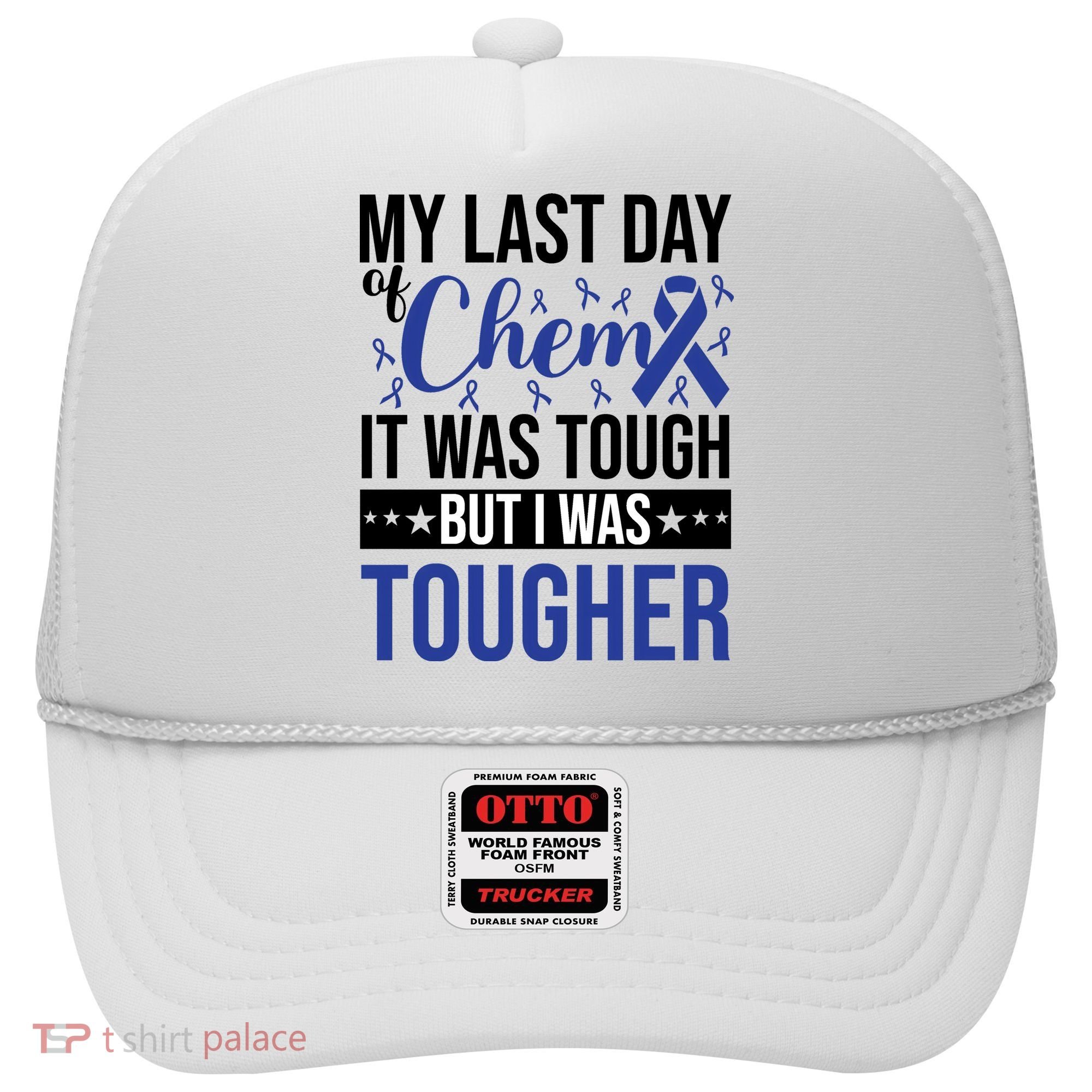 My Last Day Of Chemo Colon_dark Blue_black Hat