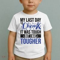 My Last Day Of Chemo Colon_dark Blue_black Toddler T-Shirt thumb 2