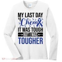 My Last Day Of Chemo Colon_dark Blue_black Women's Long Sleeve Shirt thumb 0