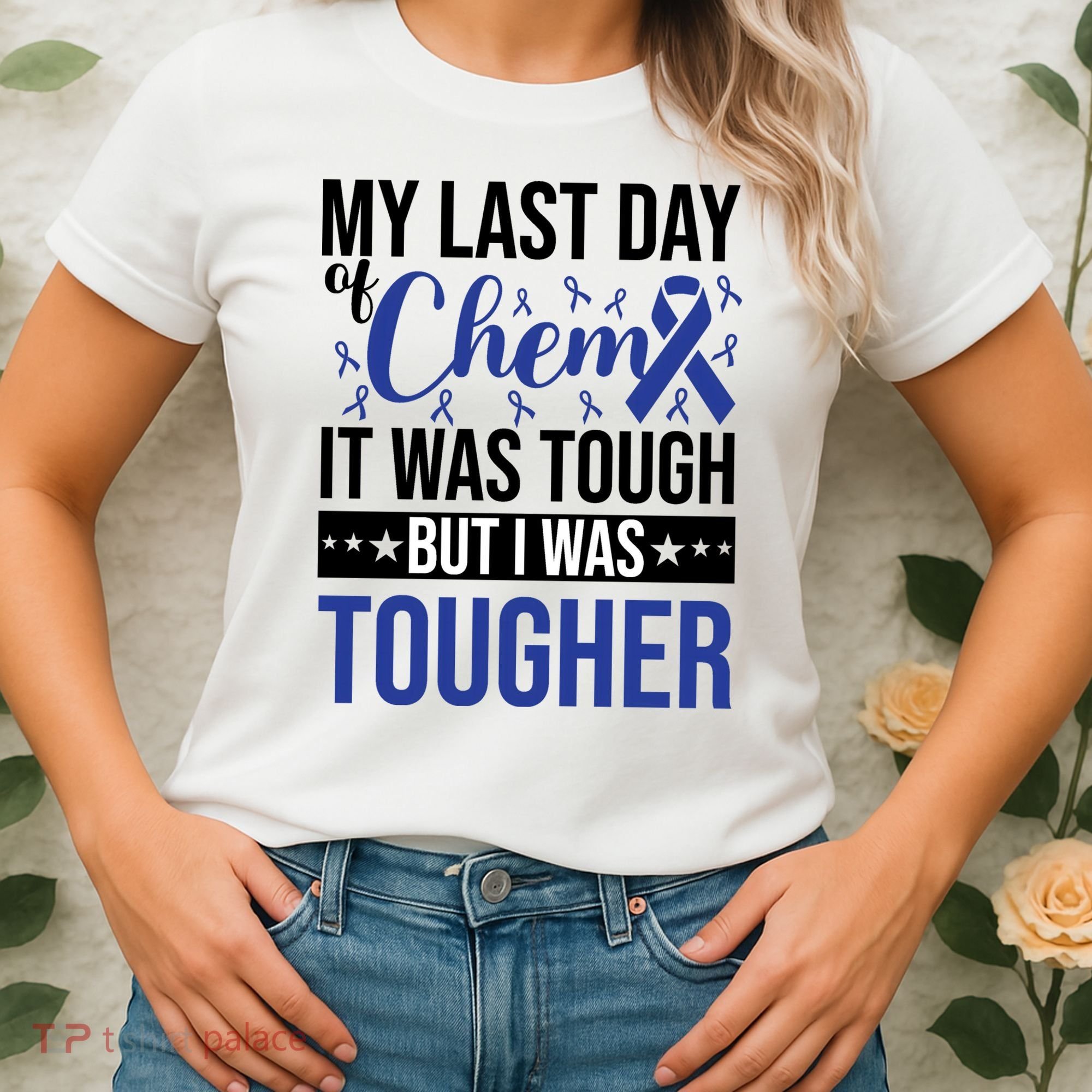 My Last Day Of Chemo Colon_dark Blue_black Women's T-Shirt