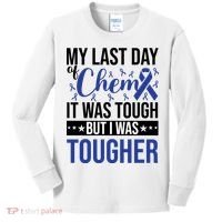 My Last Day Of Chemo Colon_dark Blue_black Kids Long Sleeve Shirt thumb 0