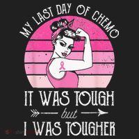 My Last Day Of Chemo Breast Cancer Chemotherapy Survivor Hat thumb 2