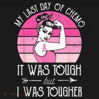 My Last Day Of Chemo Breast Cancer Chemotherapy Survivor Visor thumb 3