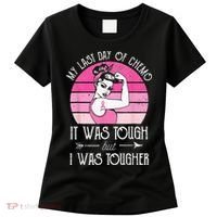 My Last Day Of Chemo Breast Cancer Chemotherapy Survivor Women's T-Shirt thumb 0