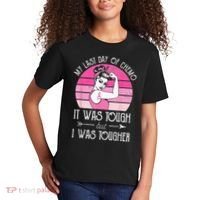 My Last Day Of Chemo Breast Cancer Chemotherapy Survivor Kids T-Shirt thumb 2
