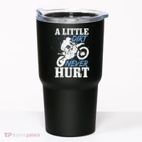 Motocross Little Dirt Never Hurt Dirt Bike MX Racing Biker Tumbler thumb 0