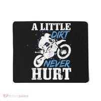 Motocross Little Dirt Never Hurt Dirt Bike MX Racing Biker Mousepad thumb 0