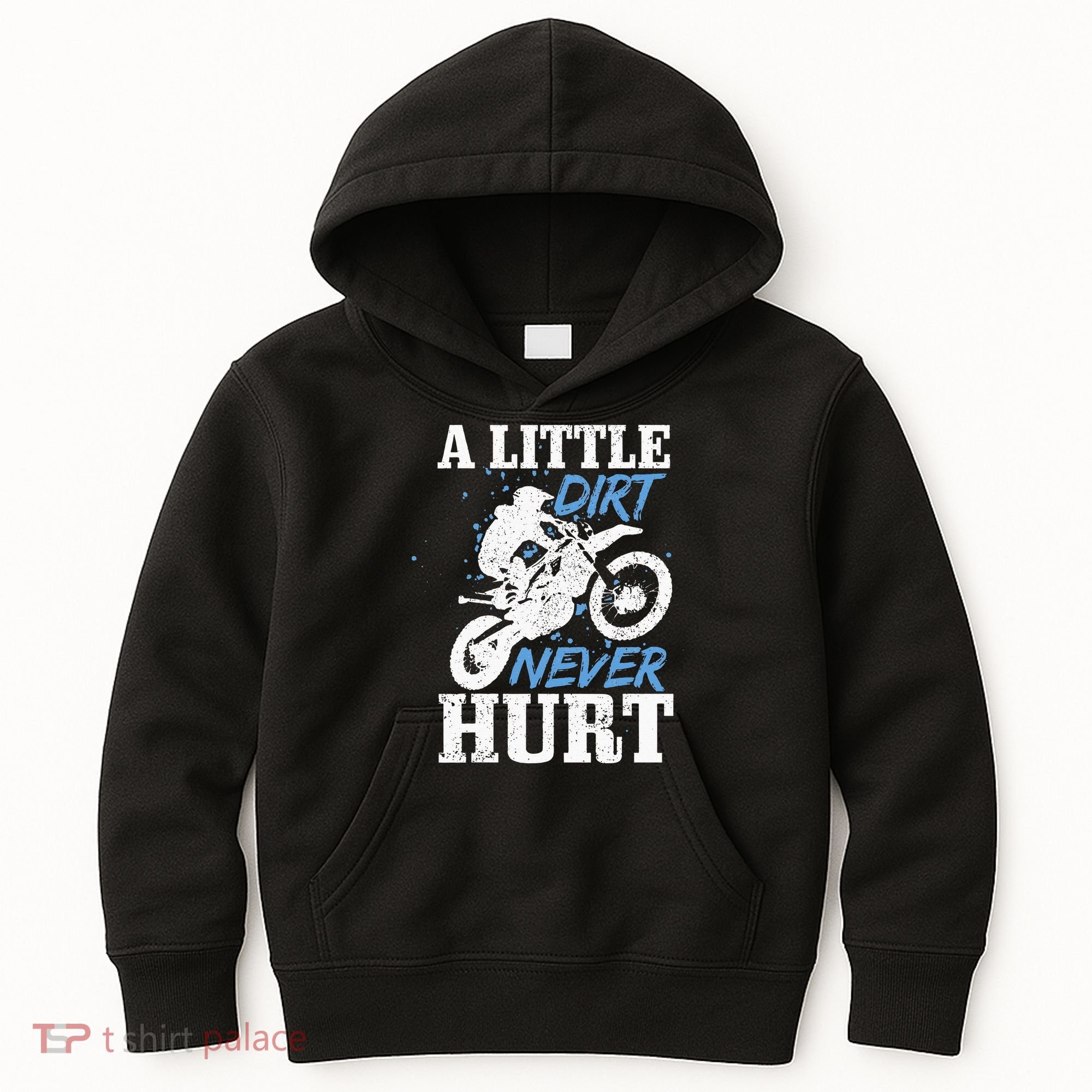 Motocross Little Dirt Never Hurt Dirt Bike MX Racing Biker Kids Hoodie