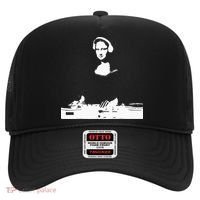 Mona Lisa Dj Art Funny Edm Techno Rave Music Hat thumb 0