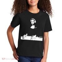 Mona Lisa Dj Art Funny Edm Techno Rave Music Kids T-Shirt thumb 2