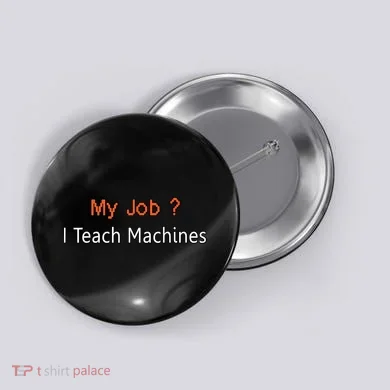 Machine Learning , Data Science, Job, Engineer, Math Button