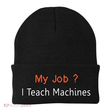 Machine Learning , Data Science, Job, Engineer, Math Beanie