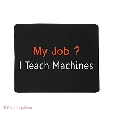 Machine Learning , Data Science, Job, Engineer, Math Mousepad