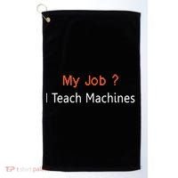 Machine Learning , Data Science, Job, Engineer, Math Golf Towel thumb 0