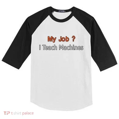 Machine Learning , Data Science, Job, Engineer, Math Kids Colorblock Raglan Jersey