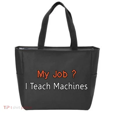 Machine Learning , Data Science, Job, Engineer, Math Tote Bag