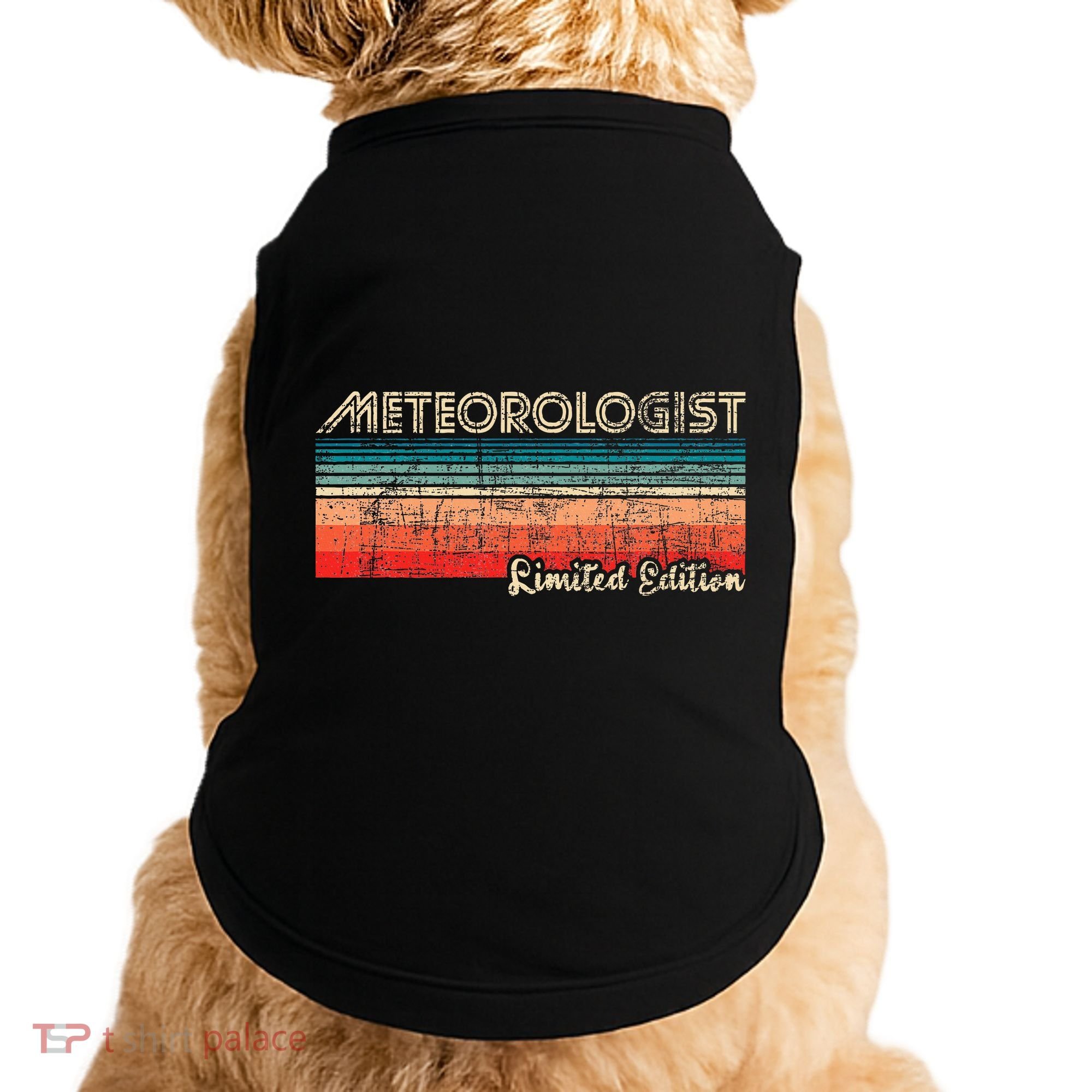 Meteorologist Limited Edition Retro Weather Meteorology Doggie Tank
