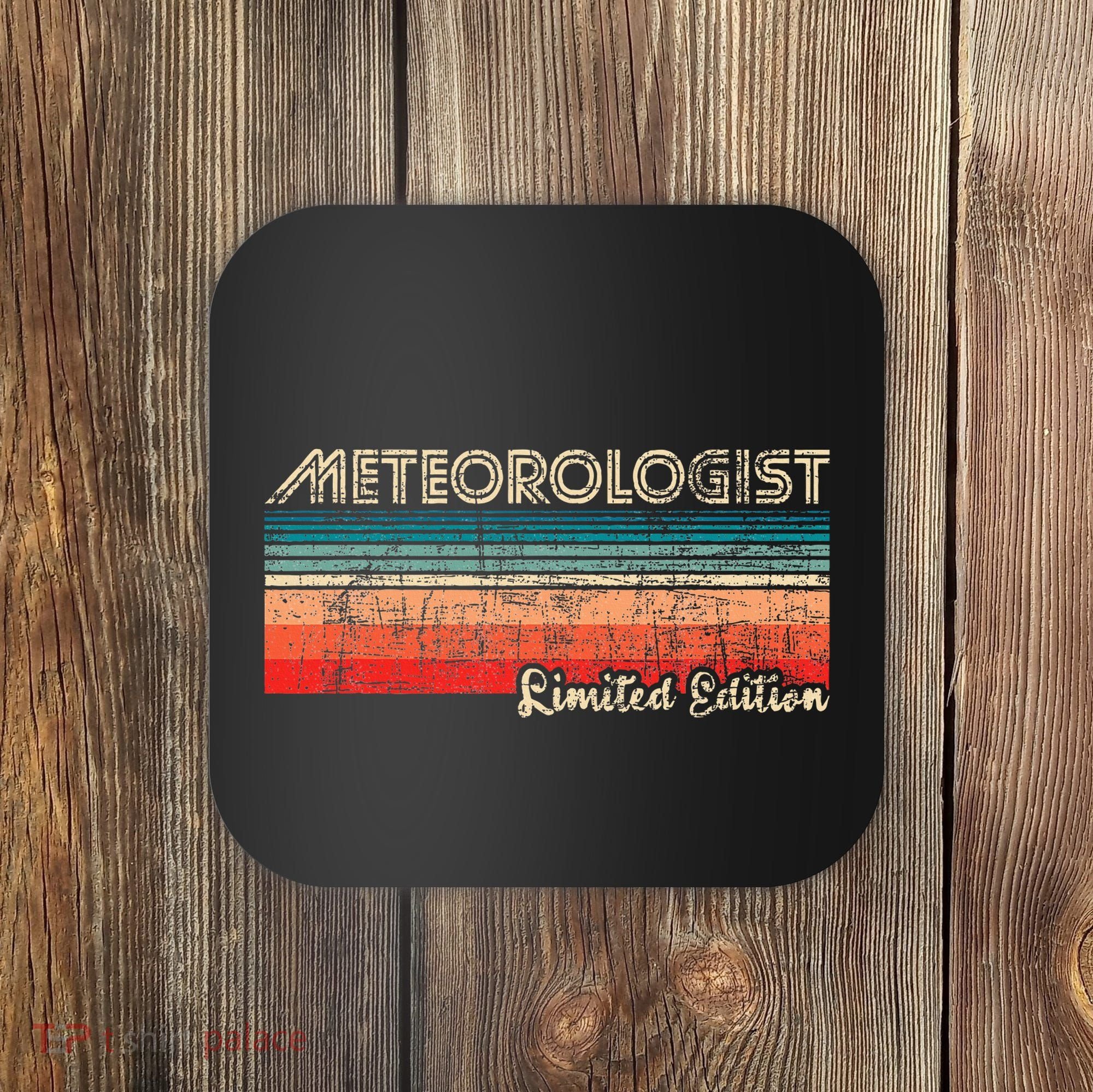Meteorologist Limited Edition Retro Weather Meteorology Coaster