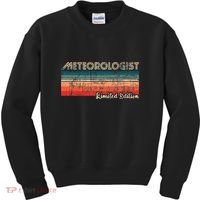 Meteorologist Limited Edition Retro Weather Meteorology Kids Sweatshirt thumb 0