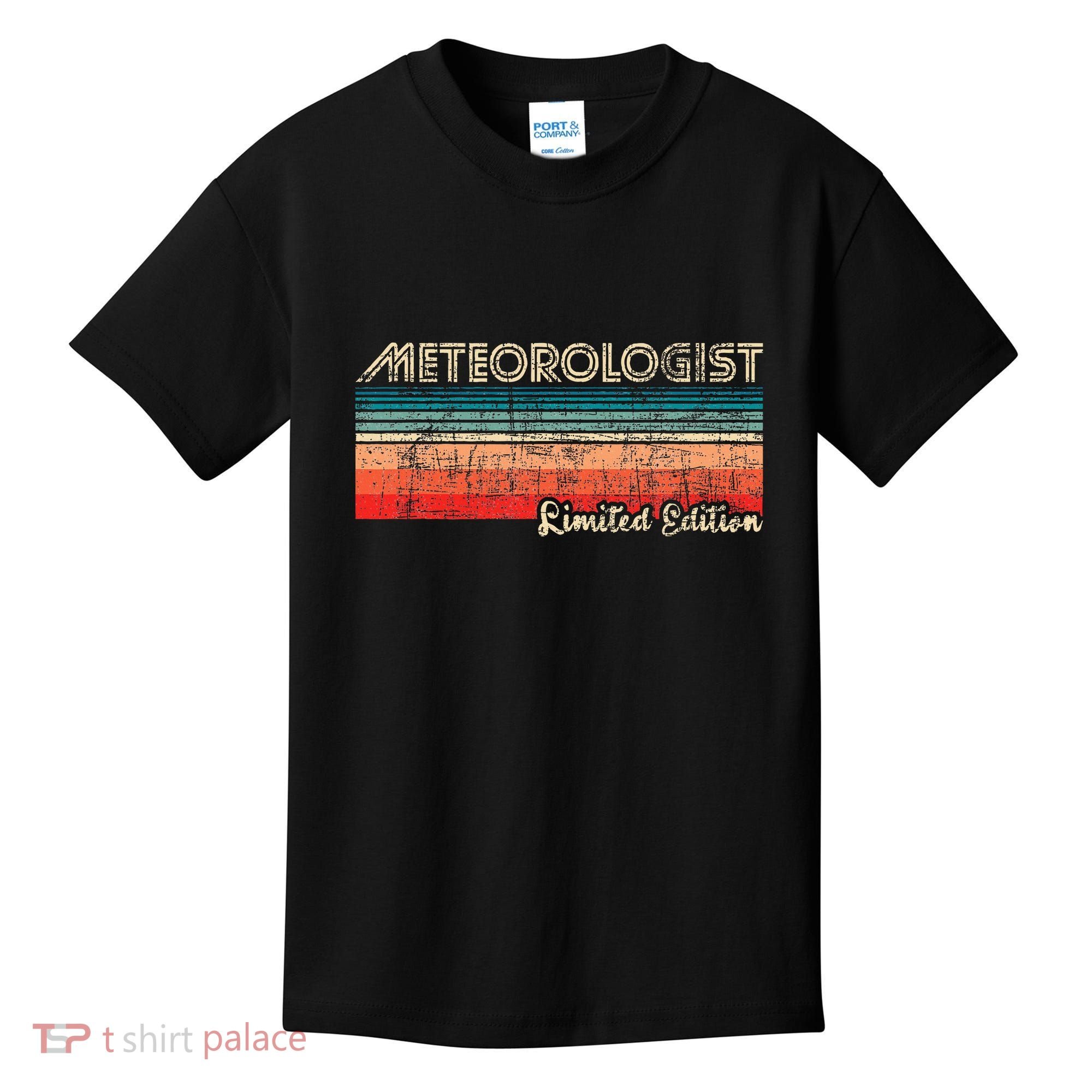 Meteorologist Limited Edition Retro Weather Meteorology Kids T-Shirt