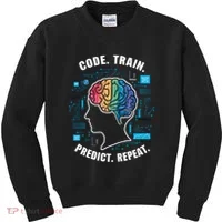 Machine Learning Engineer Artificial Intelligence Kids Sweatshirt thumb 0