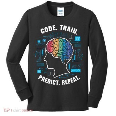 Machine Learning Engineer Artificial Intelligence Kids Long Sleeve Shirt